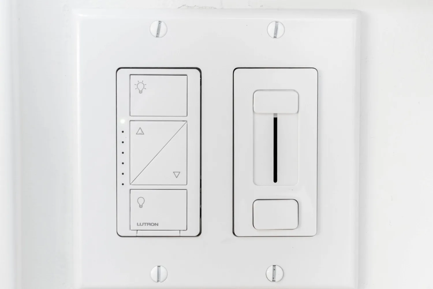 Light switches and outlets in a home